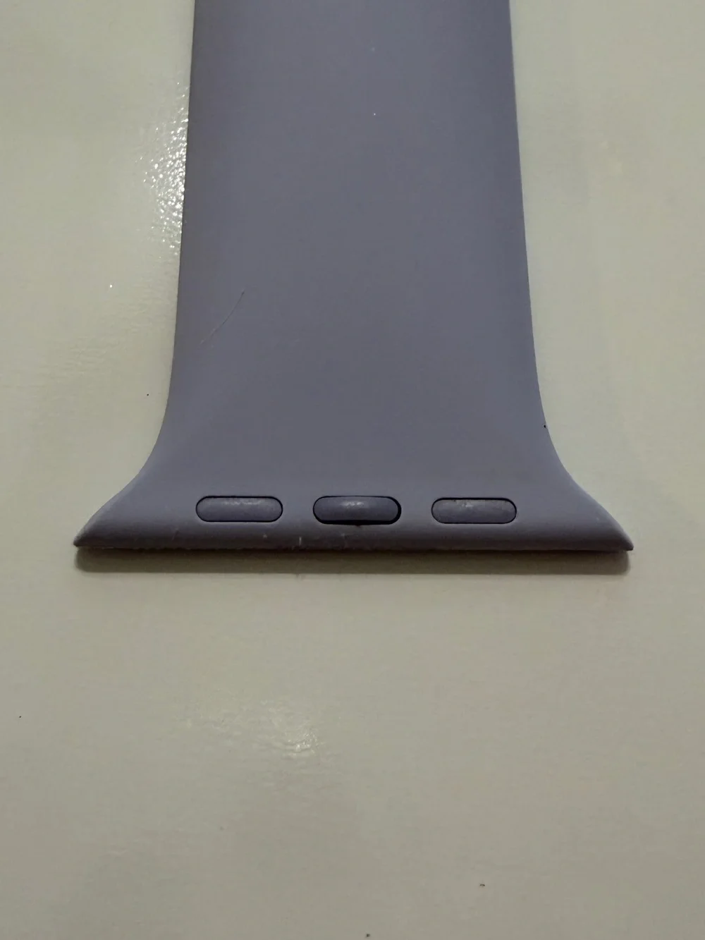 Apple Lilac Liquid Silicone Solo Loop Band for Apple Watch 45mm 46mm Size 8